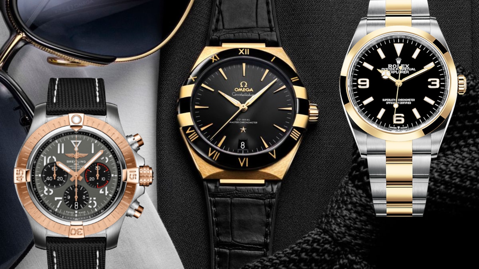 職場穿搭|ROLEX、OMEGA、BREITLING手錶推介 中金錶10萬內入手 職場穿搭|ROLEX、OMEGA、BREITLING手錶推介 中金錶10萬內入手