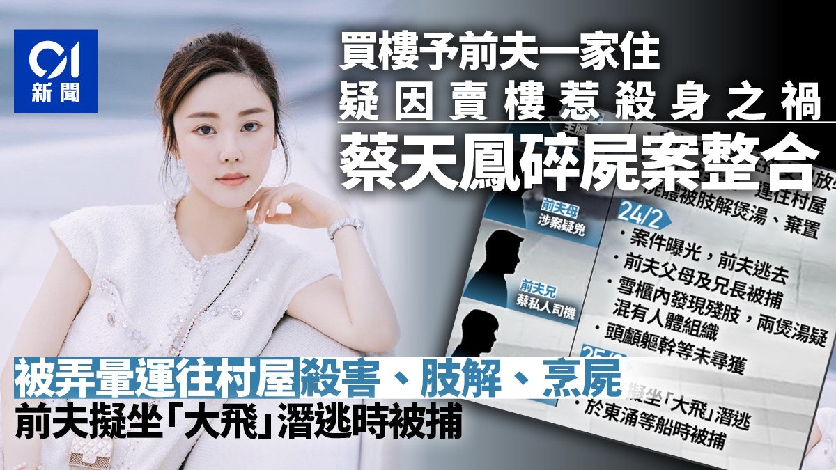 蔡天鳳案審訊最新消息|前夫鄺港智案情審訊|鄺球鄺港智家族控罪