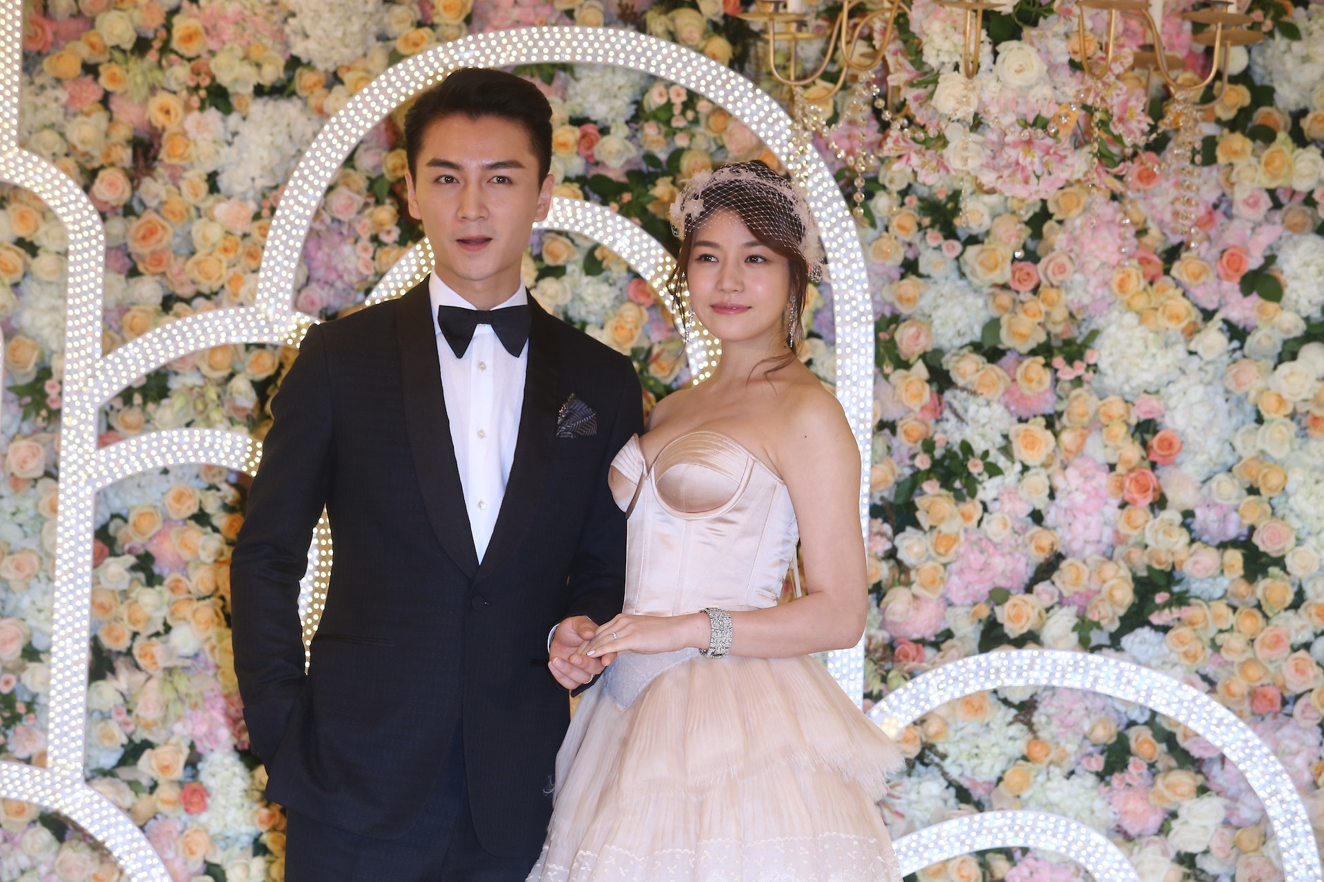 陳妍希﹑陳曉在2016年結婚。(視覺中國) 陳妍希﹑陳曉在2016年結婚。(視覺中國)