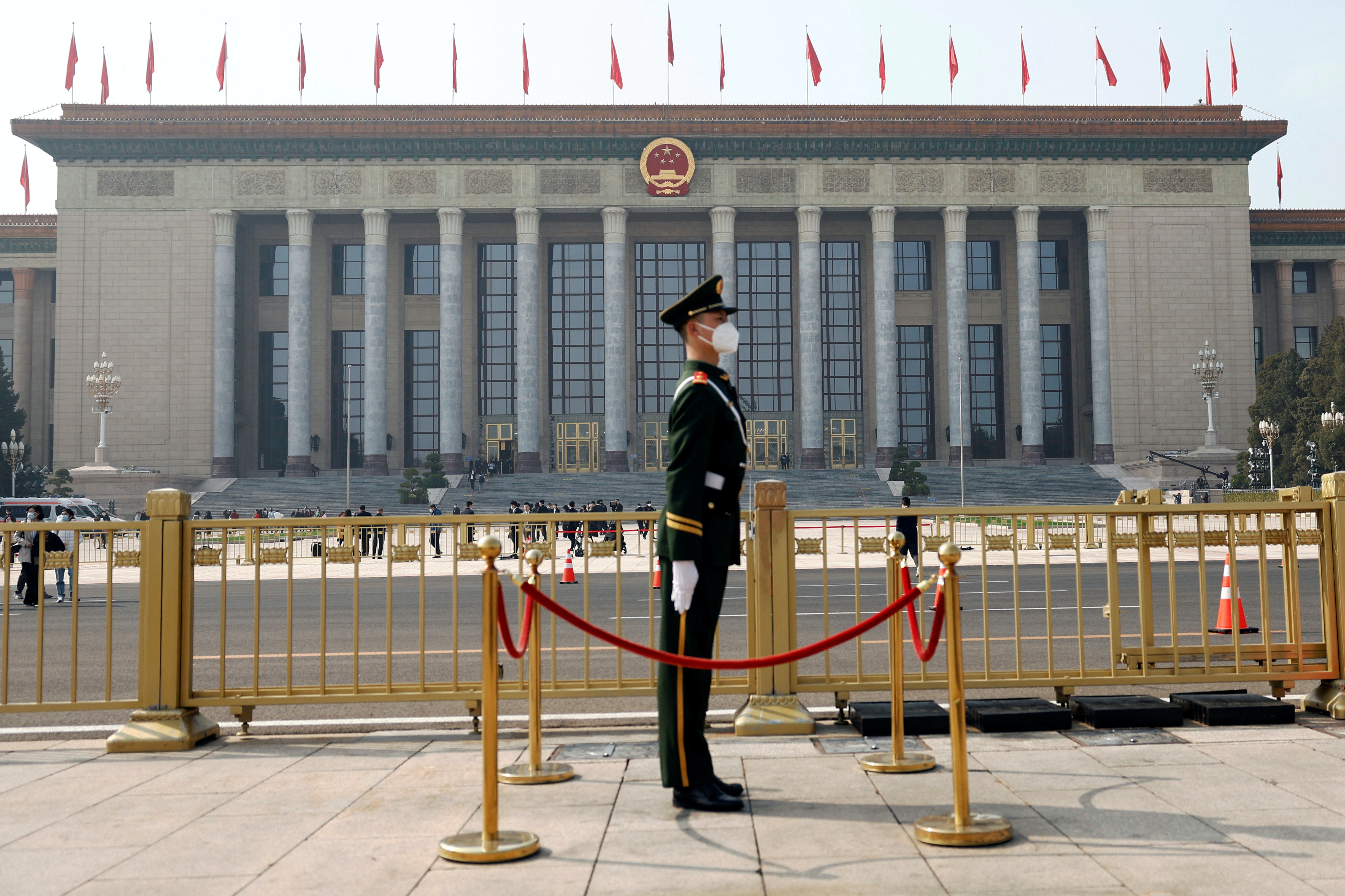 第十四届全国人大一次会议和全国政协第十四届一次会议分别于2023年3月5日和3月4日在北京召开（Reuters）
