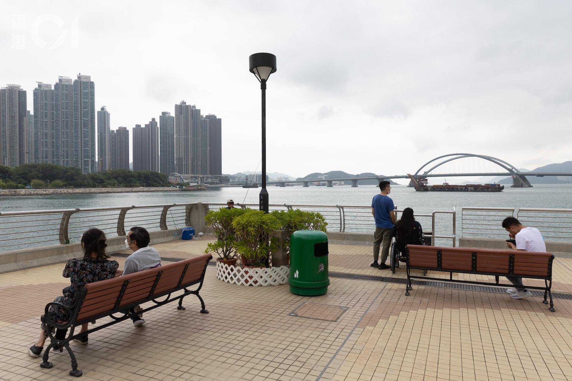 將軍澳南的上落船地點,位於將軍澳海濱公園的將軍澳南梯台(資料圖片/廖雁雄攝) 將軍澳南的上落船地點,位於將軍澳海濱公園的將軍澳南梯台(資料圖片/廖雁雄攝)