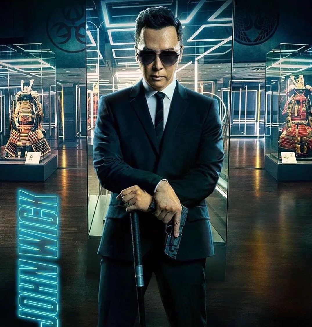 甄子丹加入奇洛李維斯主演的電影《殺神John Wick 4》，飾演一位盲眼的殺手。（IG：@donnieyenofficial）