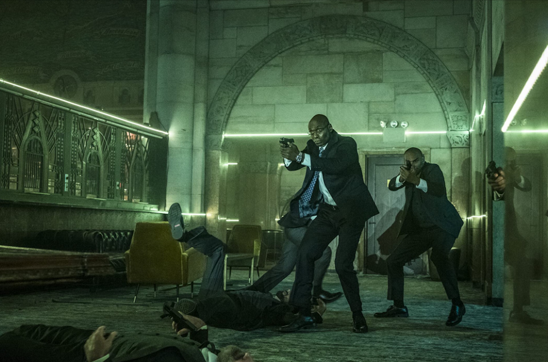 圖為電影《殺神John Wick 3》(John Wick: Chapter 3 – Parabellum,2019)劇照。 圖為電影《殺神John Wick 3》(John Wick: Chapter 3 – Parabellum,2019)劇照。