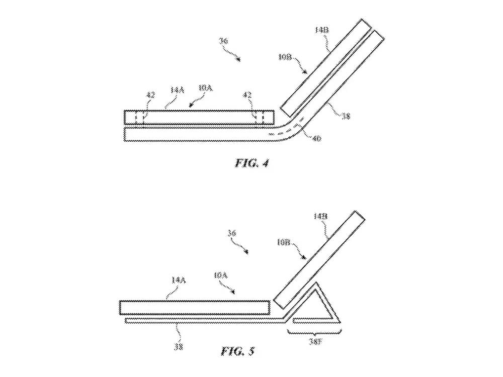 蘋果新專利-摺疊iPhone摔落自動摺疊（appleinsider）