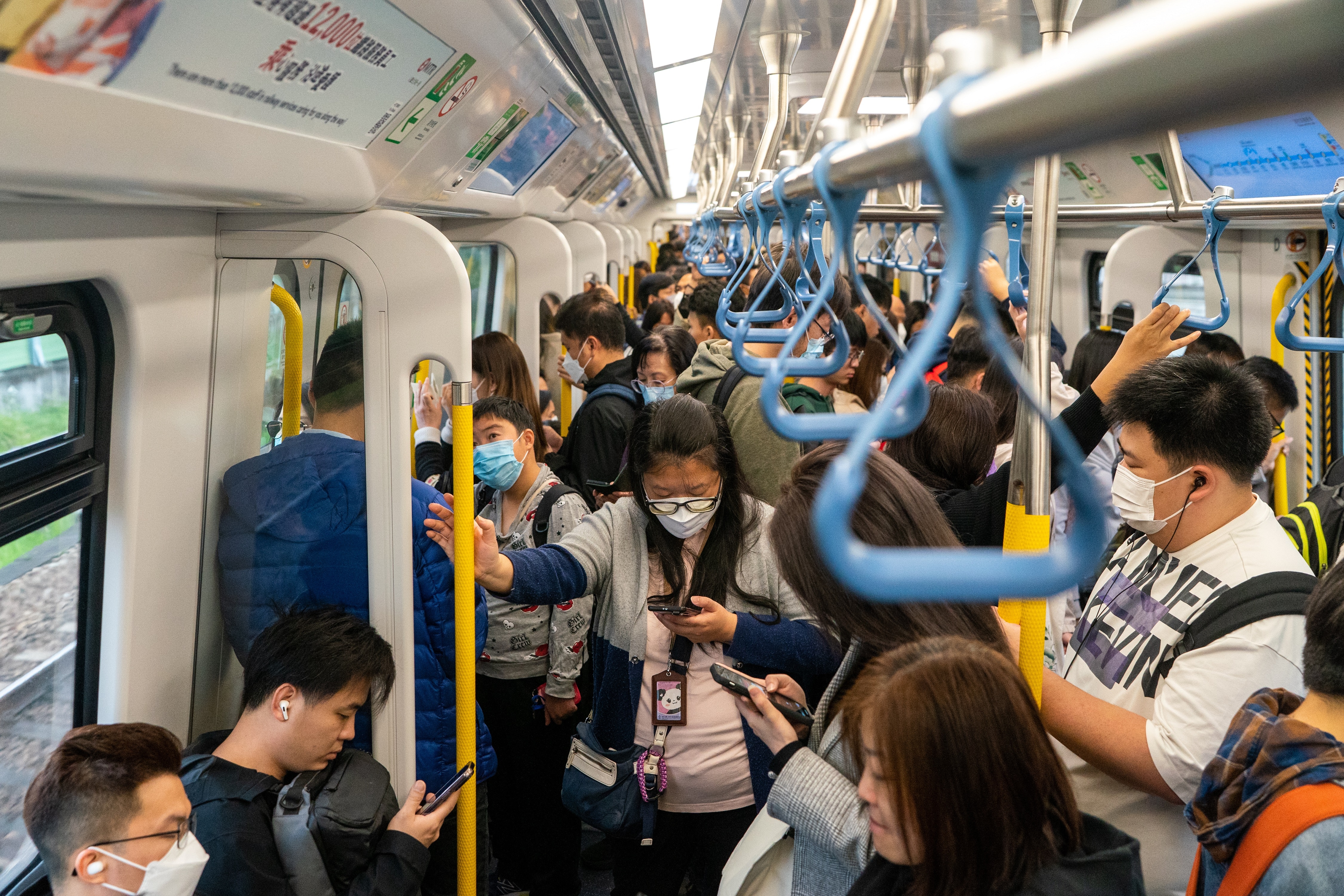 3月28日,政府統計處公布2022年12月的運輸業名義工資指數,即可加可減票價方程式的其中一個關鍵數據。按方程式計算,港鐵可再度加價。(林靄怡攝) 3月28日,政府統計處公布2022年12月的運輸業名義工資指數,即可加可減票價方程式的其中一個關鍵數據。按方程式計算,港鐵可再度加價。(林靄怡攝)