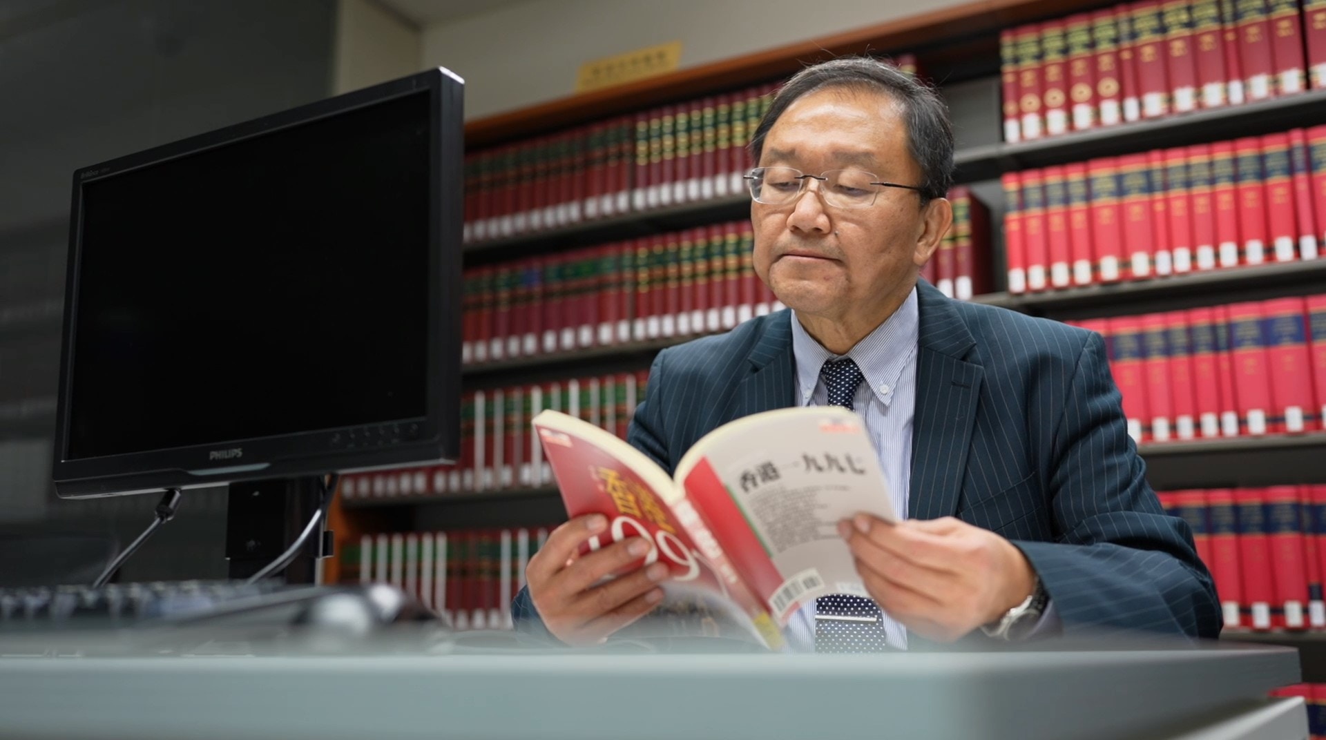 黃錦輝指，想推動香港的資訊科技化進程。（香港再出發大聯盟影片截圖）