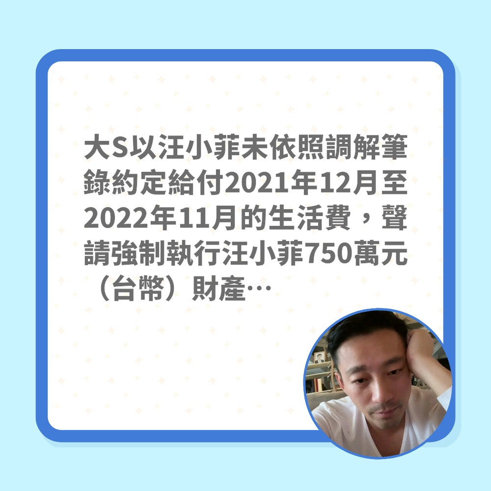 12張圖看完汪小菲打輸離婚協議官司懶人包（01製圖／微博＠汪小菲）