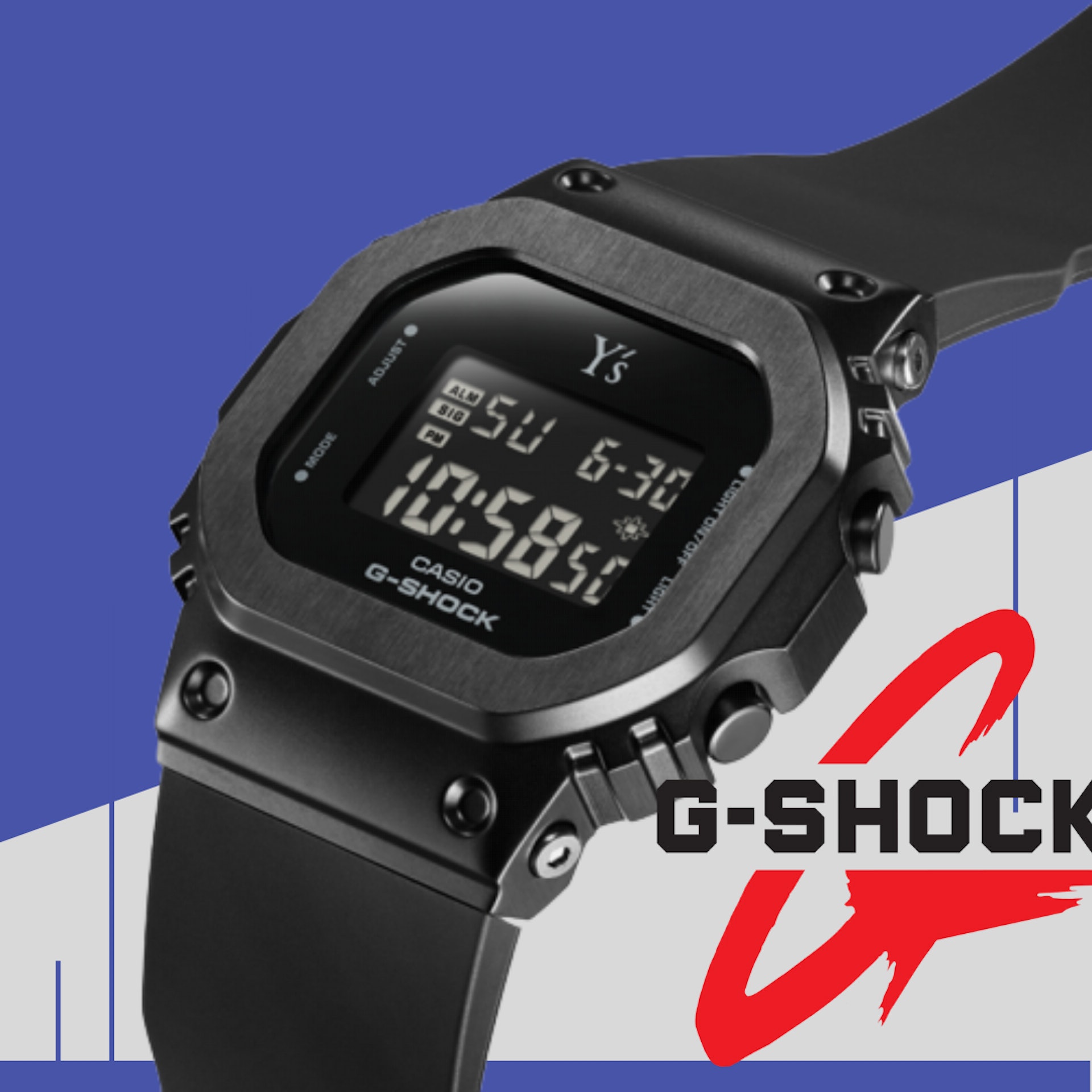 G-SHOCK x Y's 聯名錶新款GM-S5600YS-1(Casio;01製圖) G-SHOCK x Y's 聯名錶新款GM-S5600YS-1(Casio;01製圖)