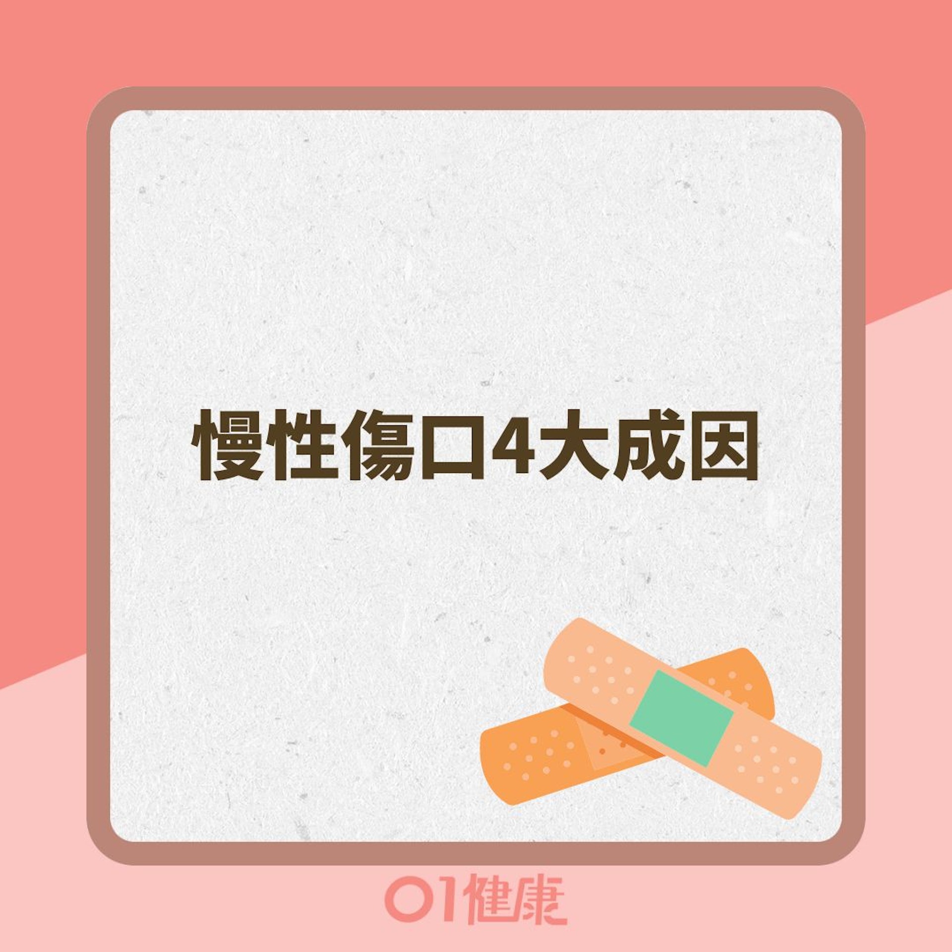 慢性傷口4大成因(01製圖 ) 慢性傷口4大成因(01製圖 )