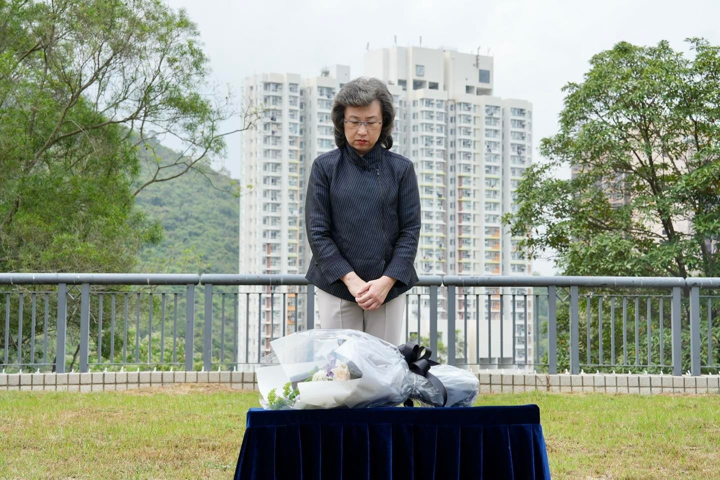 清明｜楊何蓓茵到浩園 悼念因公殉職的公務員