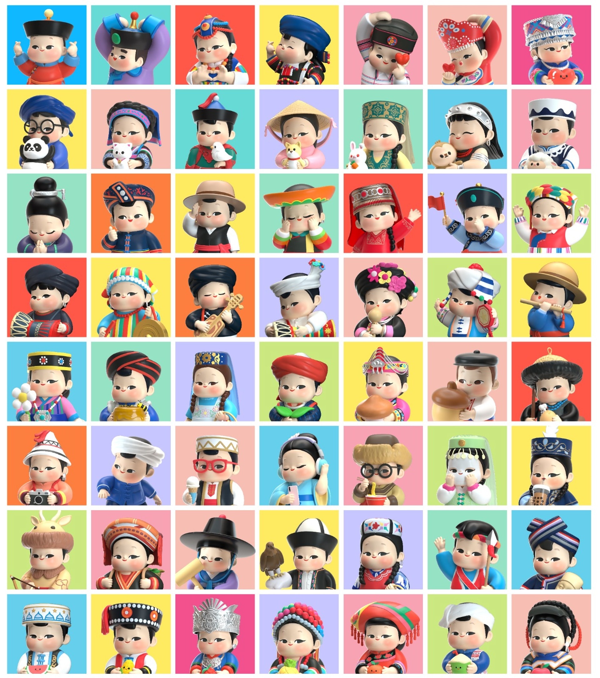 A Shoppin’ Baby民族系列「民族娃娃」（圖片由受訪者提供）