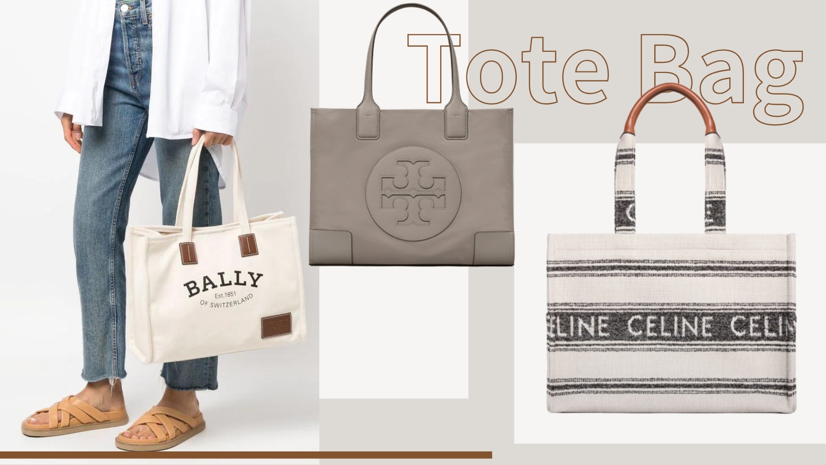 Tote on sale bag bally