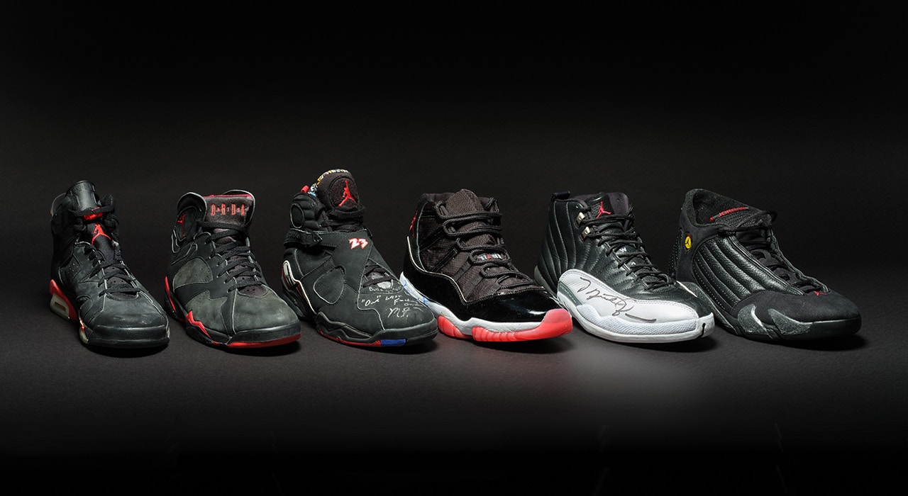 Michael Jordan親身著用AJ13破紀錄成交回顧歷代「百萬波鞋」