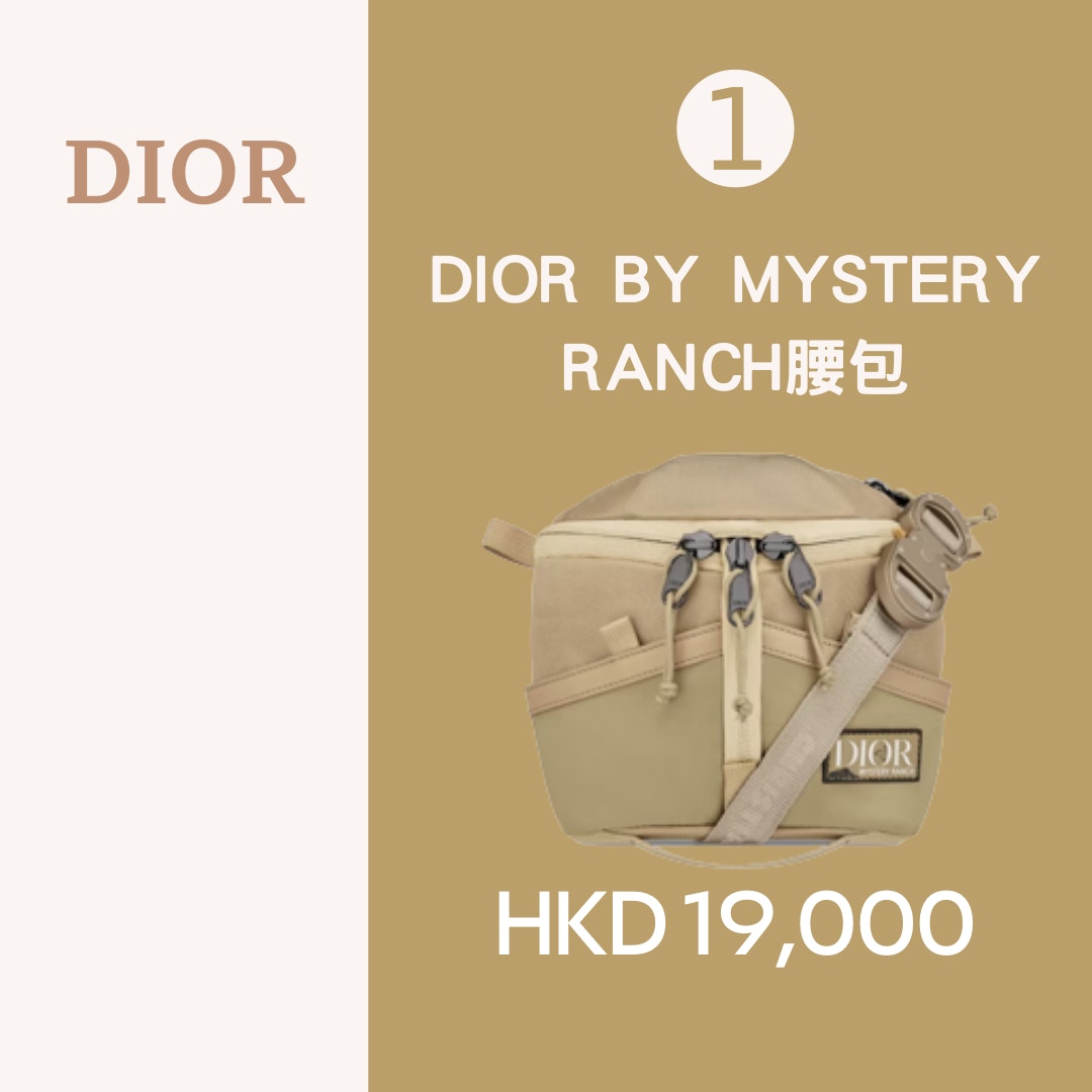 DIOR 7款男士手袋推薦最平7000初就能入手、老花logo經典不過時