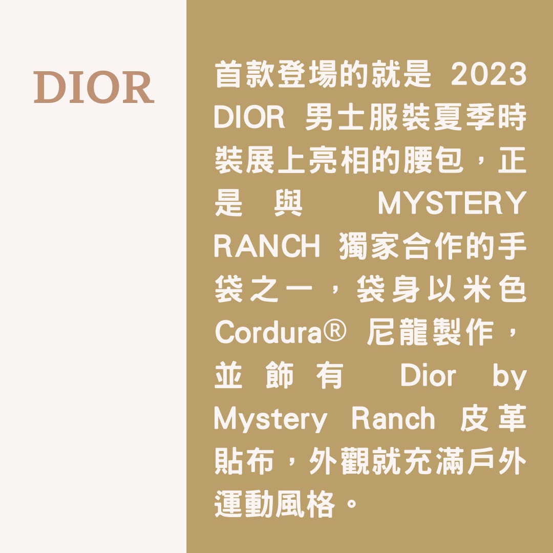 DIOR 7款男士手袋推薦最平7000初就能入手、老花logo經典不過時