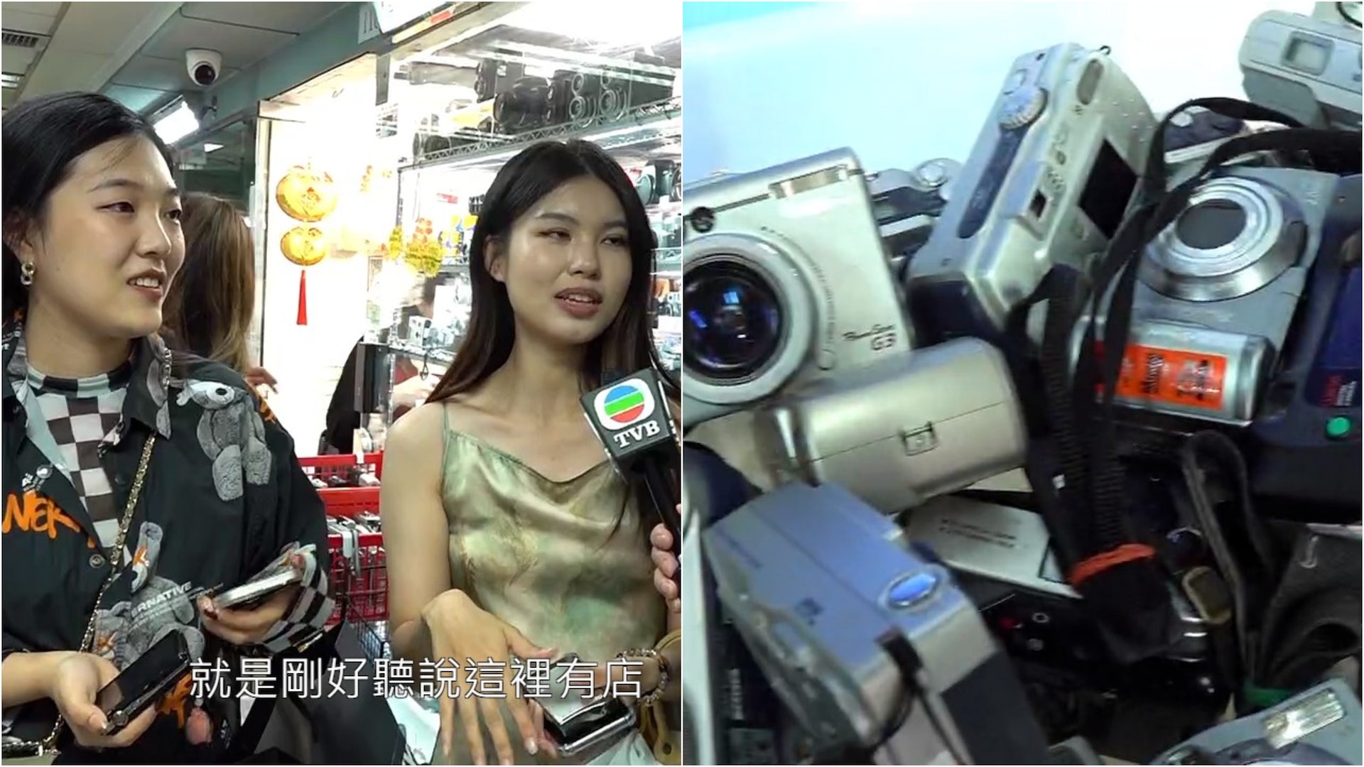 東張西望|五一內地客瘋買幾百蚊相機仔 店舖老闆:8成係國內 東張西望|五一內地客瘋買幾百蚊相機仔 店舖老闆:8成係國內