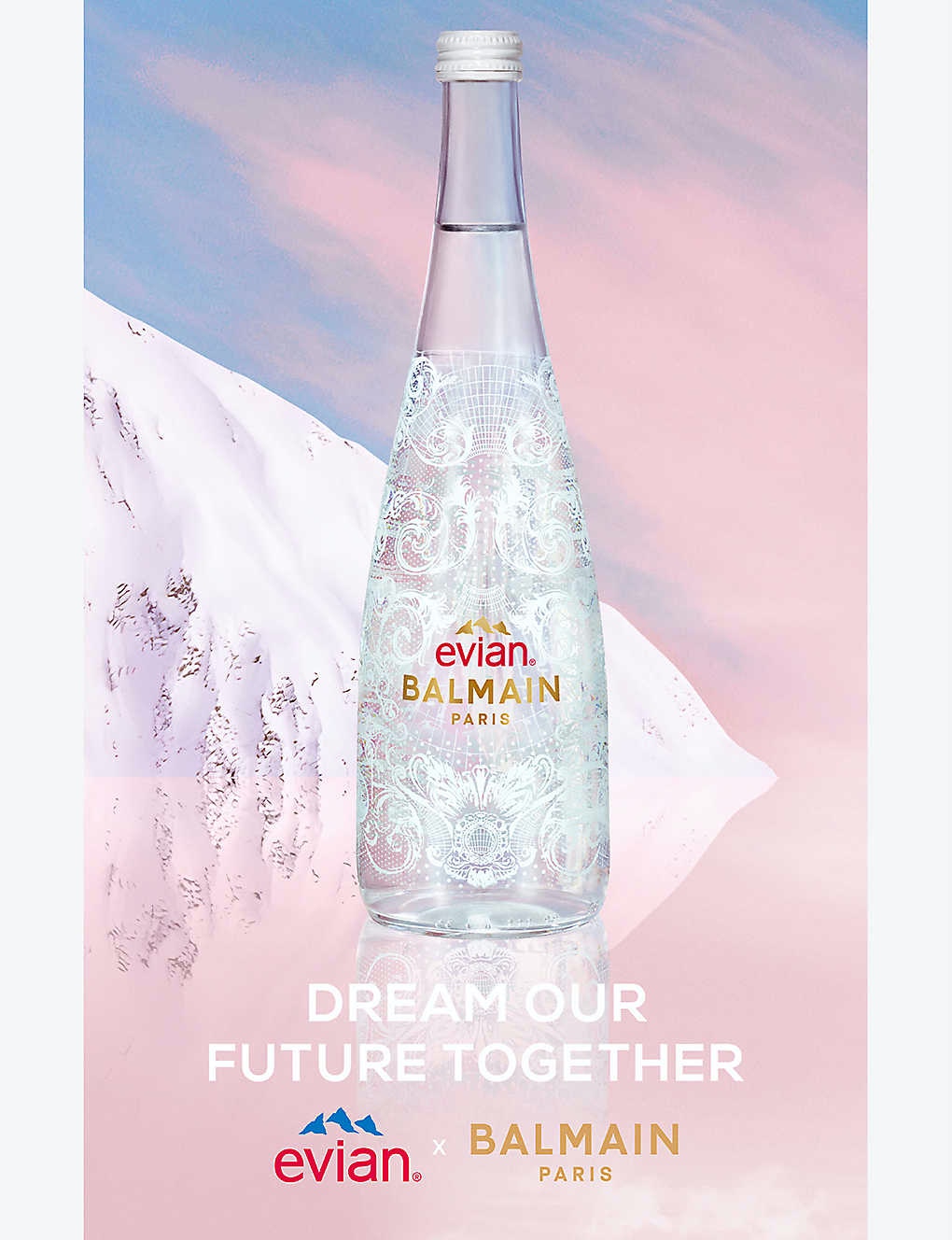 evian聯乘Balmain礦泉水（evian）