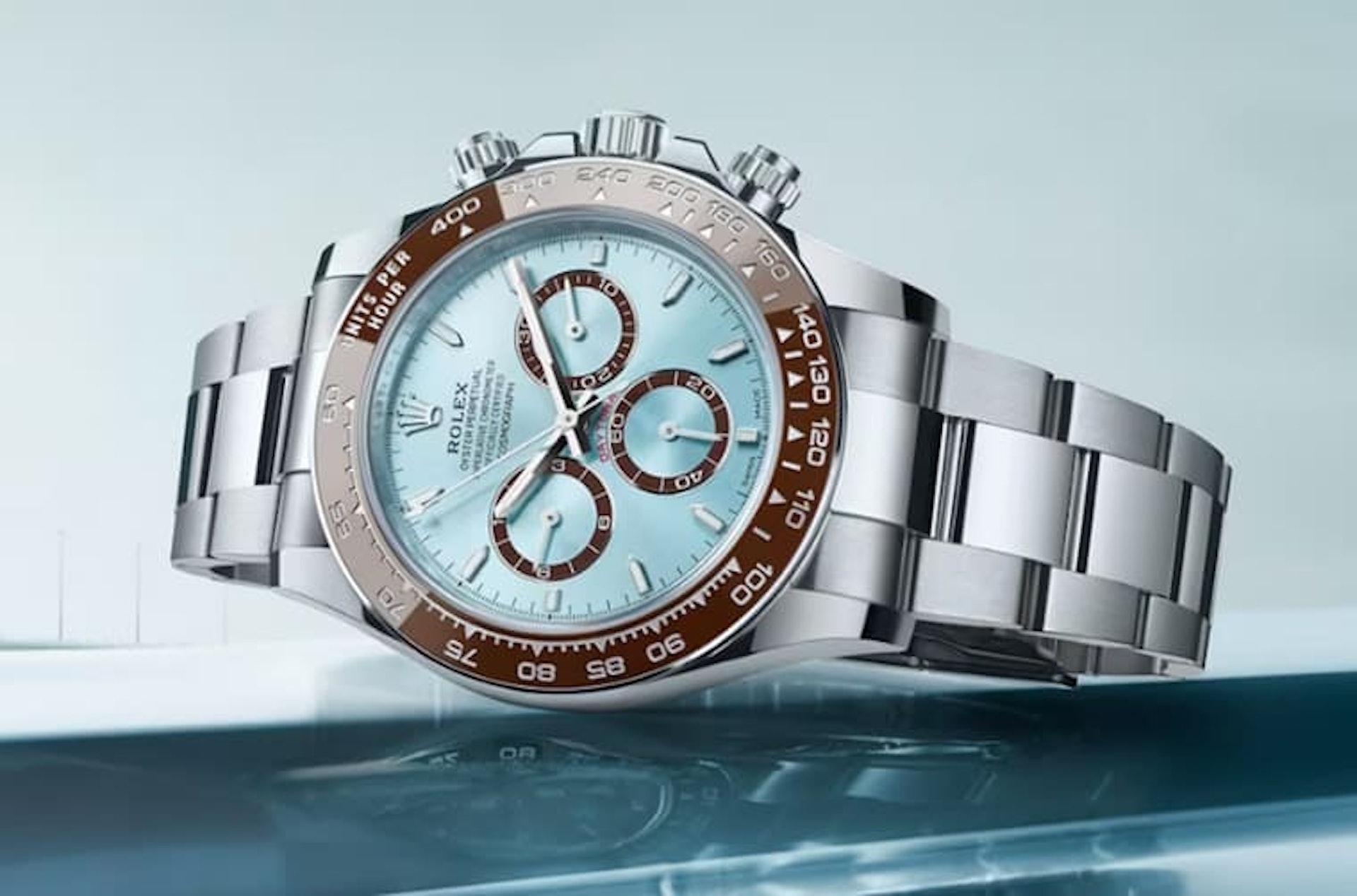 2023年的Daytona鉑金冰藍面126506。(ROLEX) 2023年的Daytona鉑金冰藍面126506。(ROLEX)
