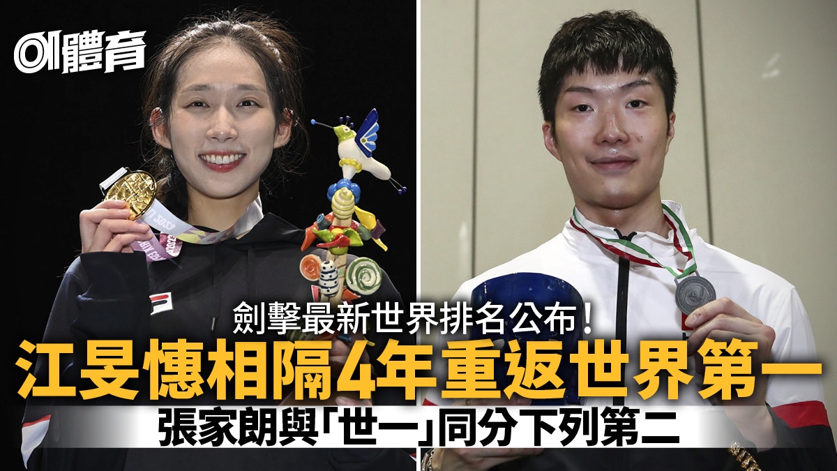 劍擊｜江旻憓相隔4年重返世界第一張家朗並列最高分屈居第二