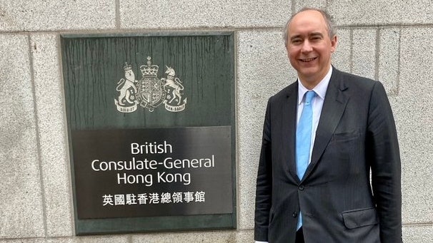 英商貿大臣莊敦文訪港 先後與許正宇及李澤鉅會晤 英商貿大臣莊敦文訪港 先後與許正宇及李澤鉅會晤