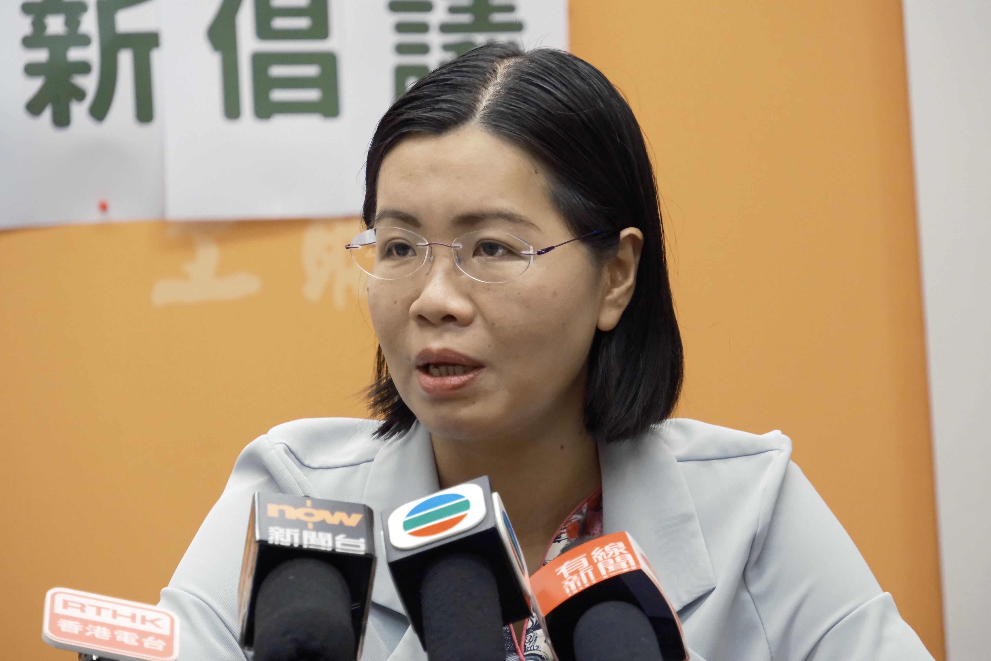 工聯會社區主任譚美普。（盧翊銘攝）