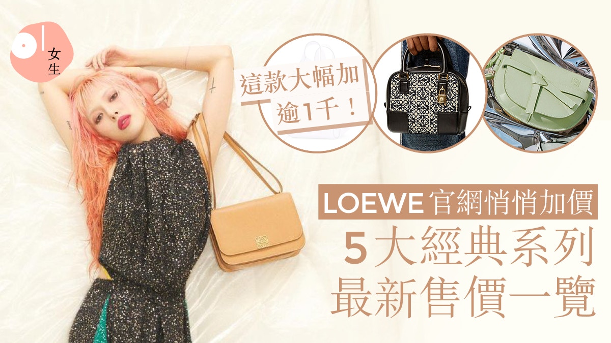 LOEWE加價2023｜人氣袋款加價達1千經典手袋系列最新價錢一覽