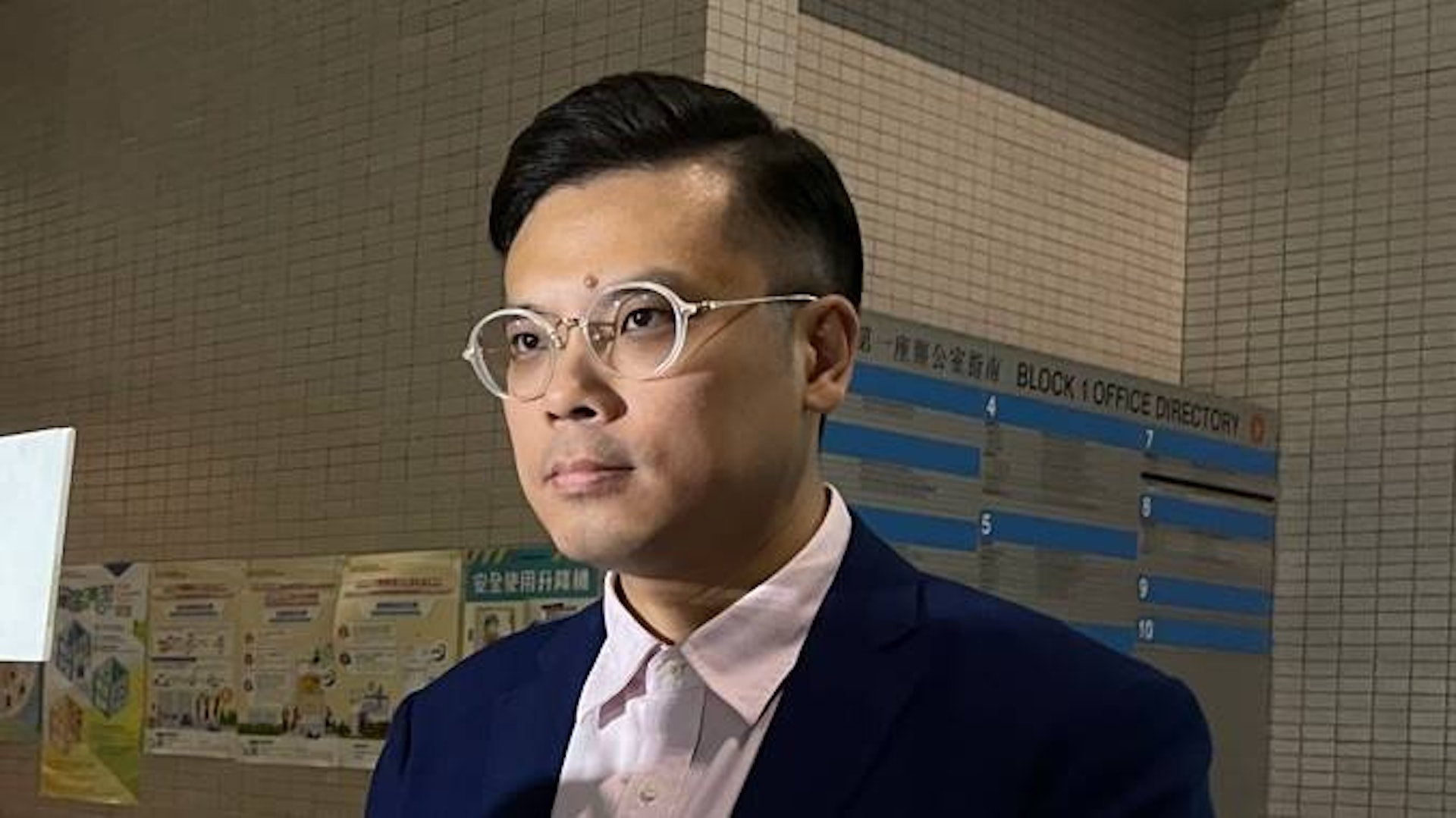 房委會資助房屋小組委員梁文廣。(洪芷菁攝) 房委會資助房屋小組委員梁文廣。(洪芷菁攝)