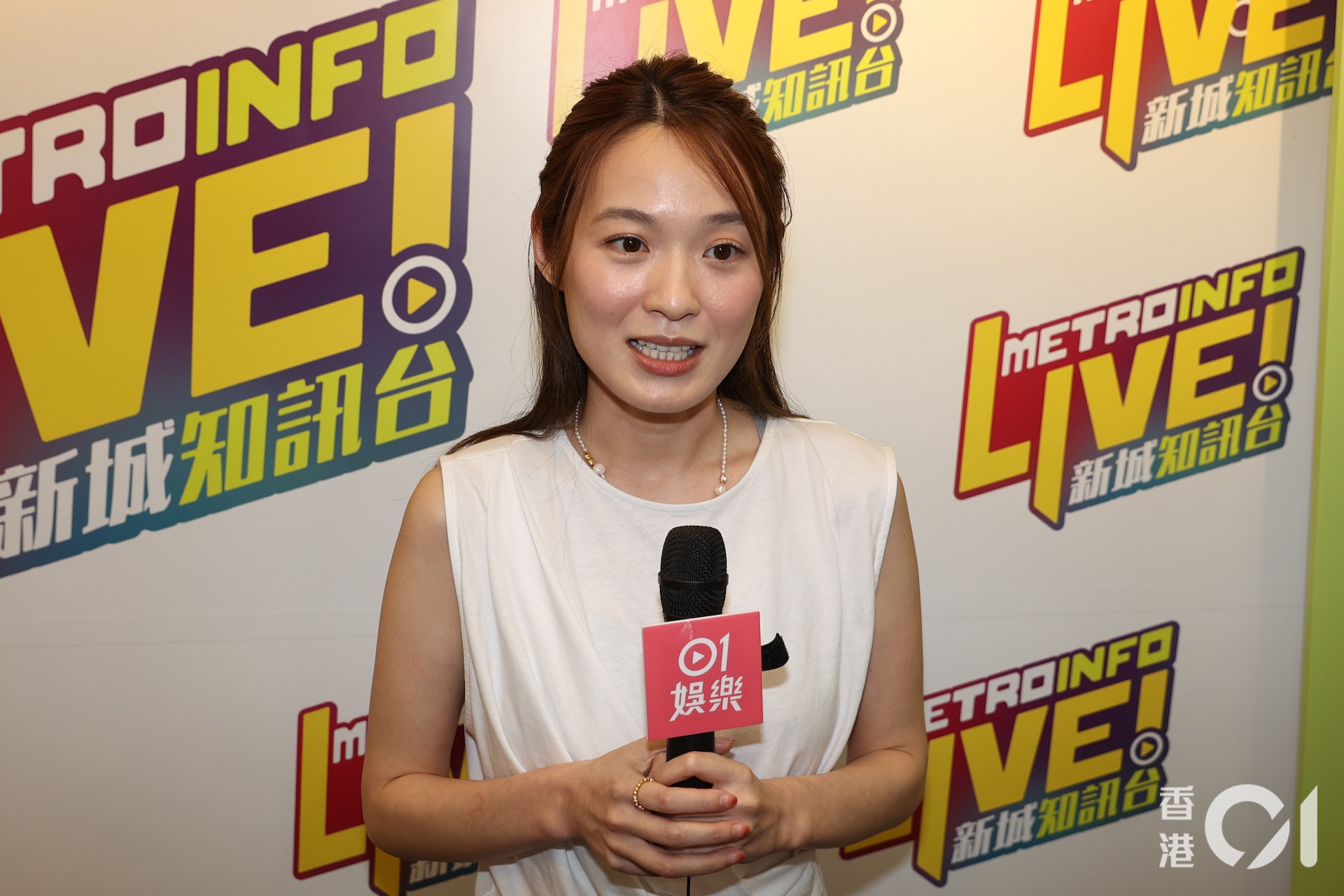 蔡潔現身黃埔接受《香港01》訪問。(陳順禎 攝) 蔡潔現身黃埔接受《香港01》訪問。(陳順禎 攝)