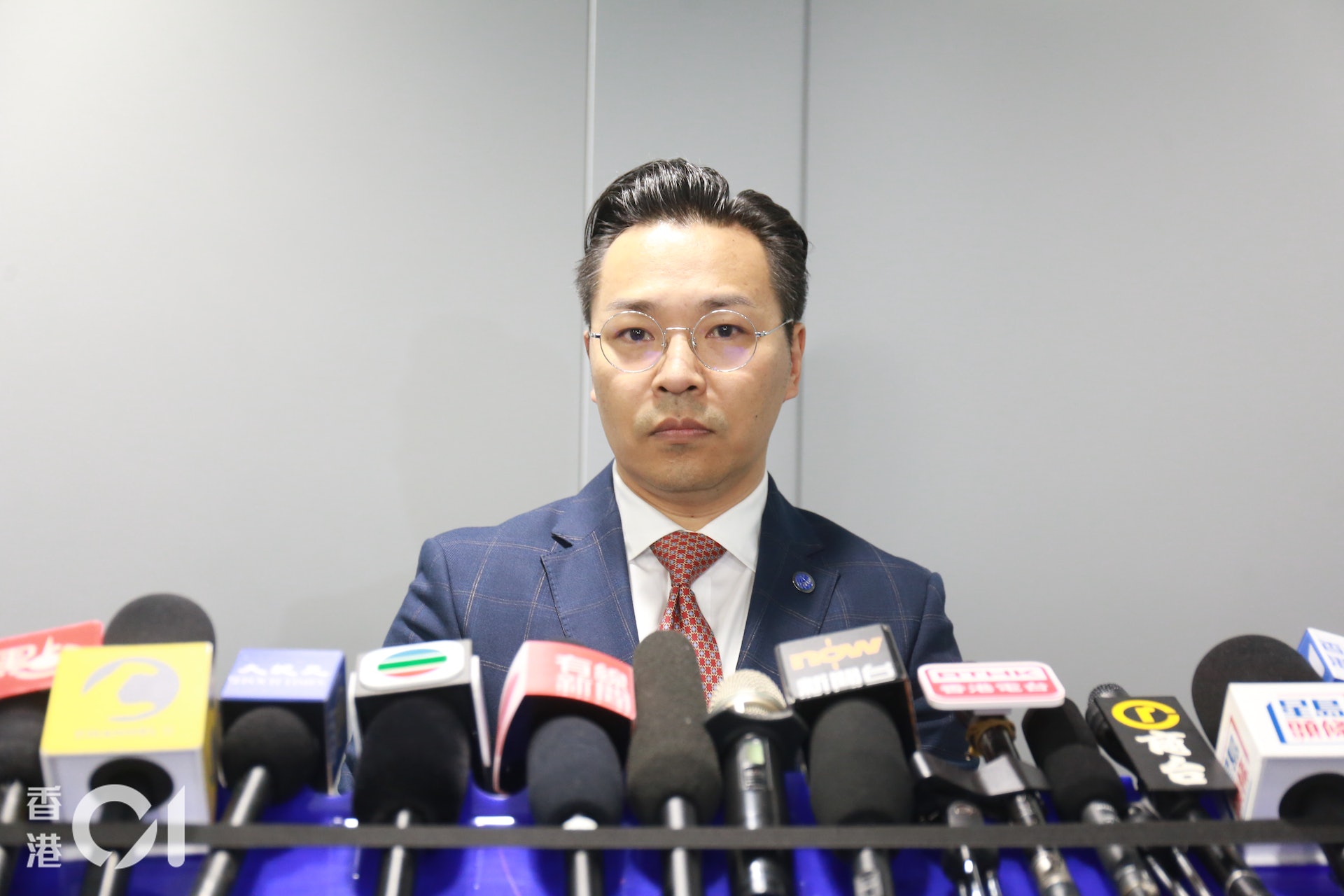 網絡安全及科技罪案調查科(科技罪案組)警司譚威信交代案情。(林振華攝) 網絡安全及科技罪案調查科(科技罪案組)警司譚威信交代案情。(林振華攝)