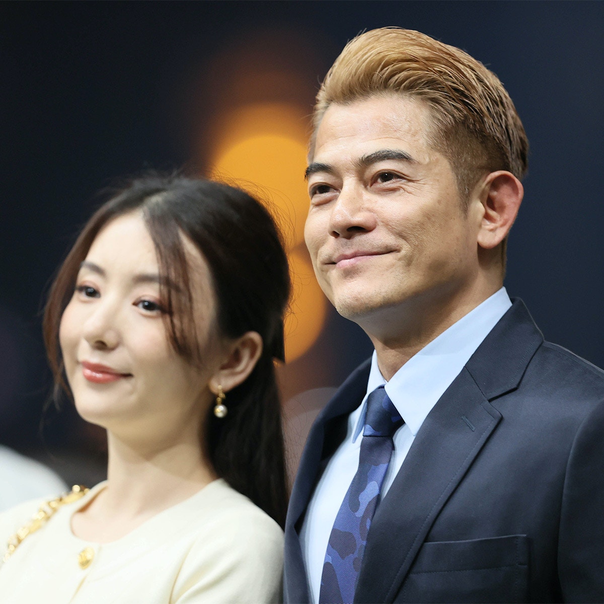 城城與老婆方媛齊齊支持愛駒出賽。(HKJC Racing fb)