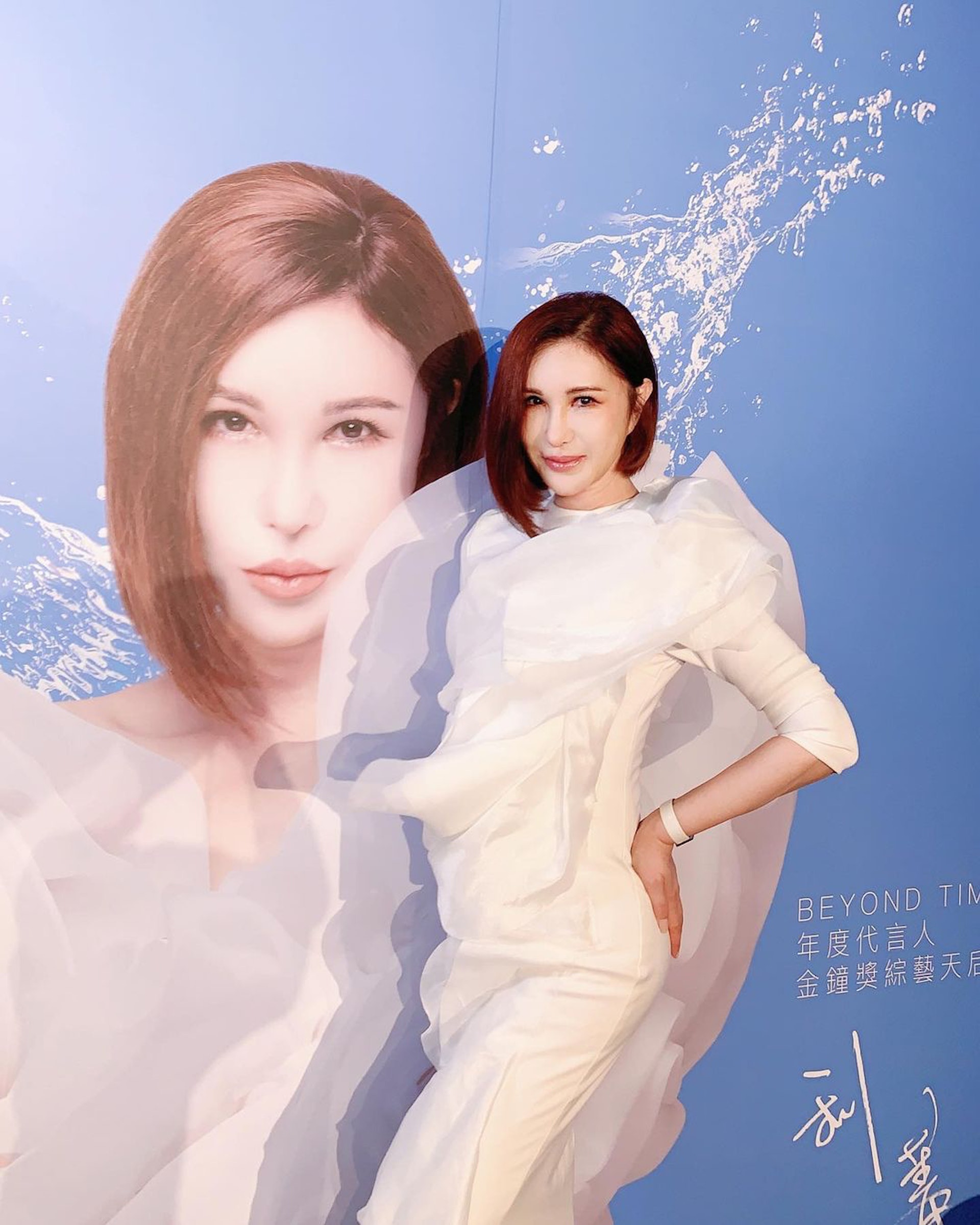 利菁出席活動結果被問黃子佼事件。(ig@regine_ig) 利菁出席活動結果被問黃子佼事件。(ig@regine_ig)
