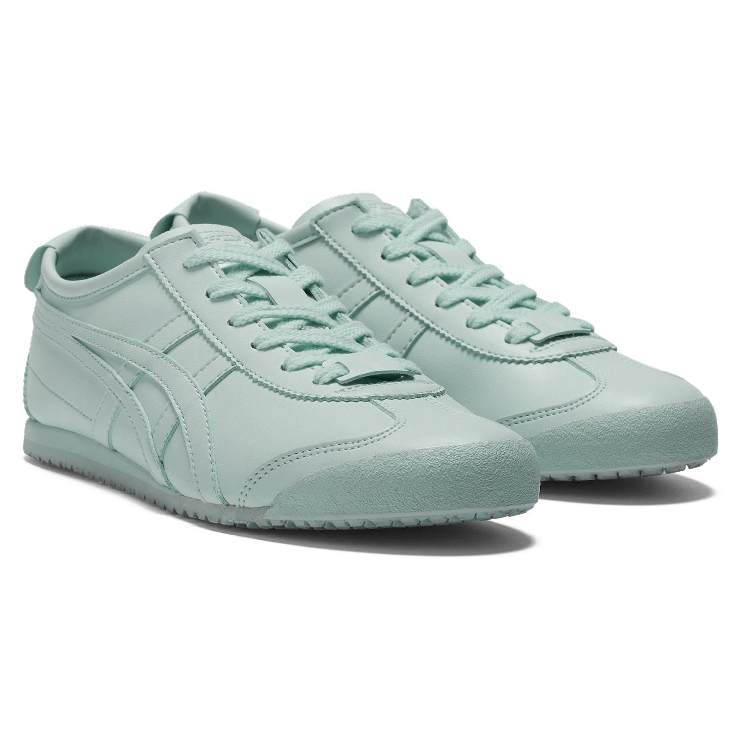 藍染✽遊山箱 Onitsuka Tiger】鬼塚虎官方旗艦店米底灰綠虎爪紋MEXICO 66