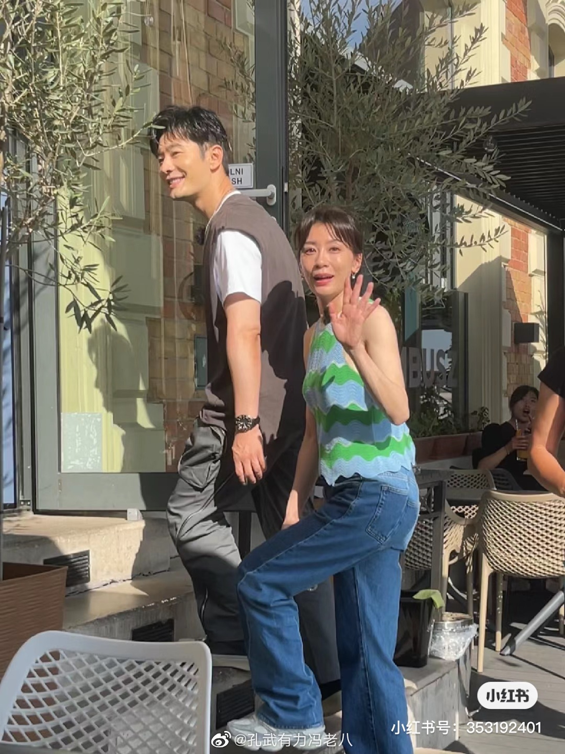 未修圖相片,即時變大嬸。(微博圖片) 未修圖相片,即時變大嬸。(微博圖片)