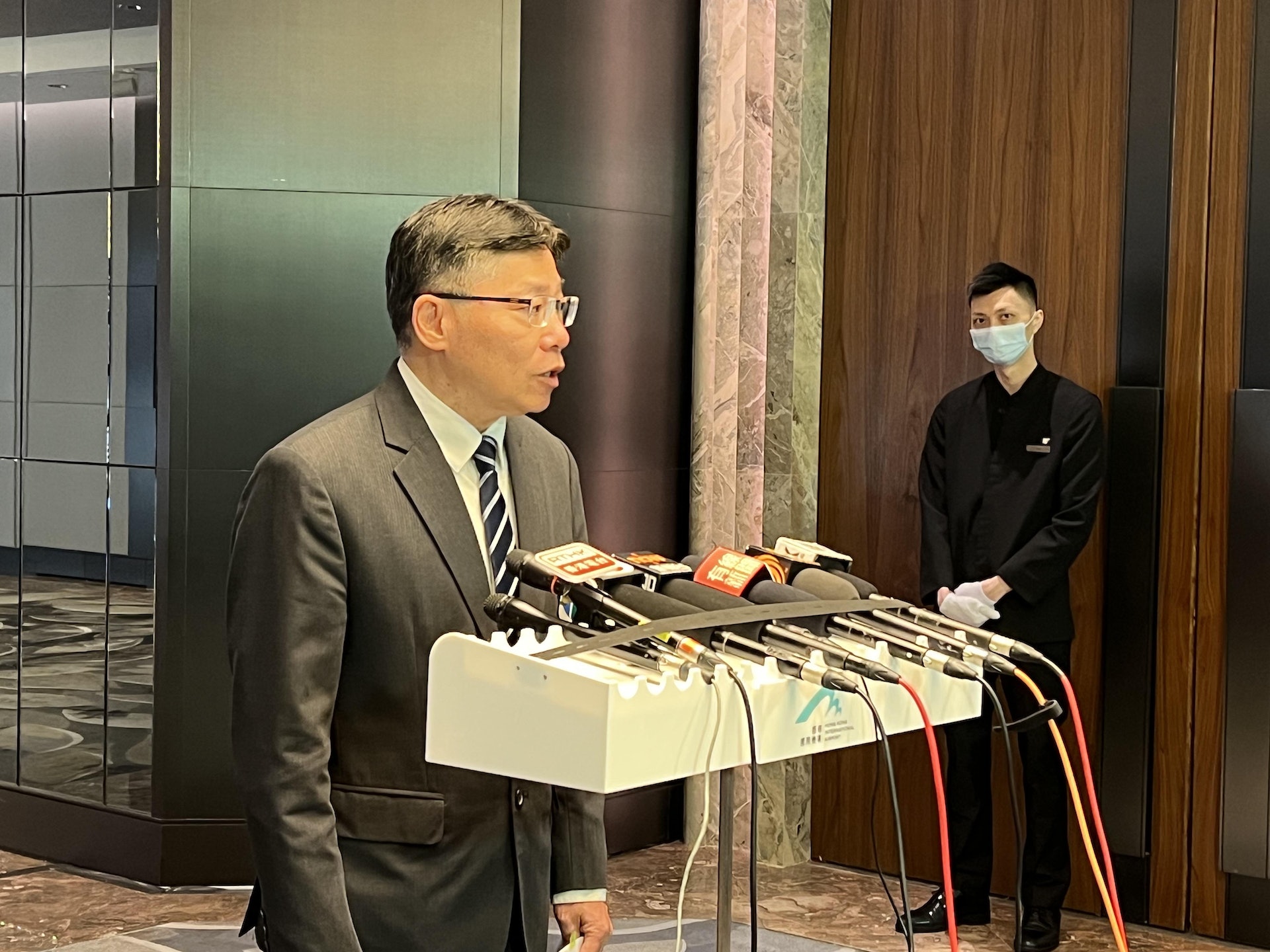 運輸及物流局局長林世雄。(馬煒傑攝)