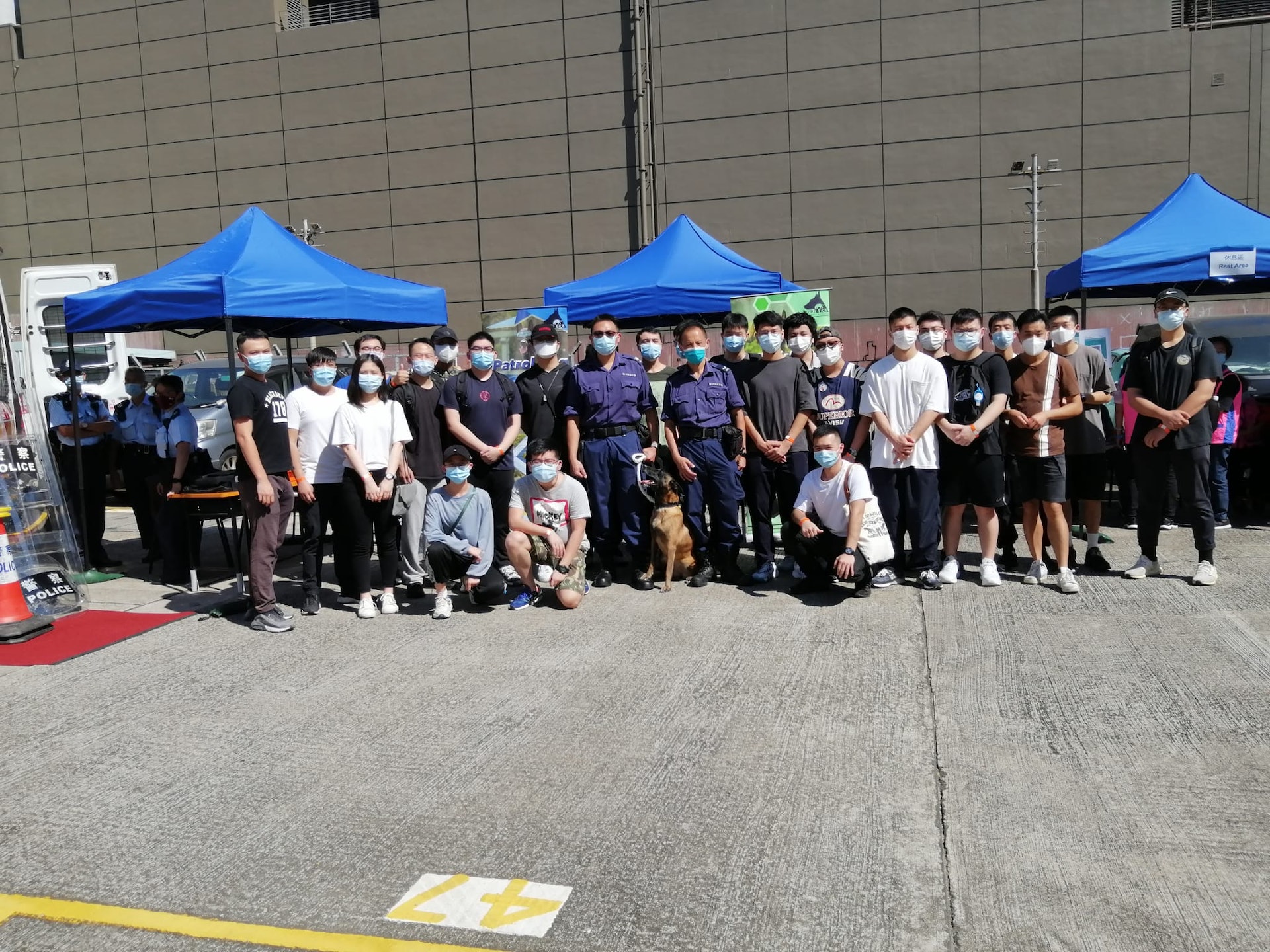 科專學生參與警務處「童行 • 同心」保護兒童計劃。 科專學生參與警務處「童行 • 同心」保護兒童計劃。