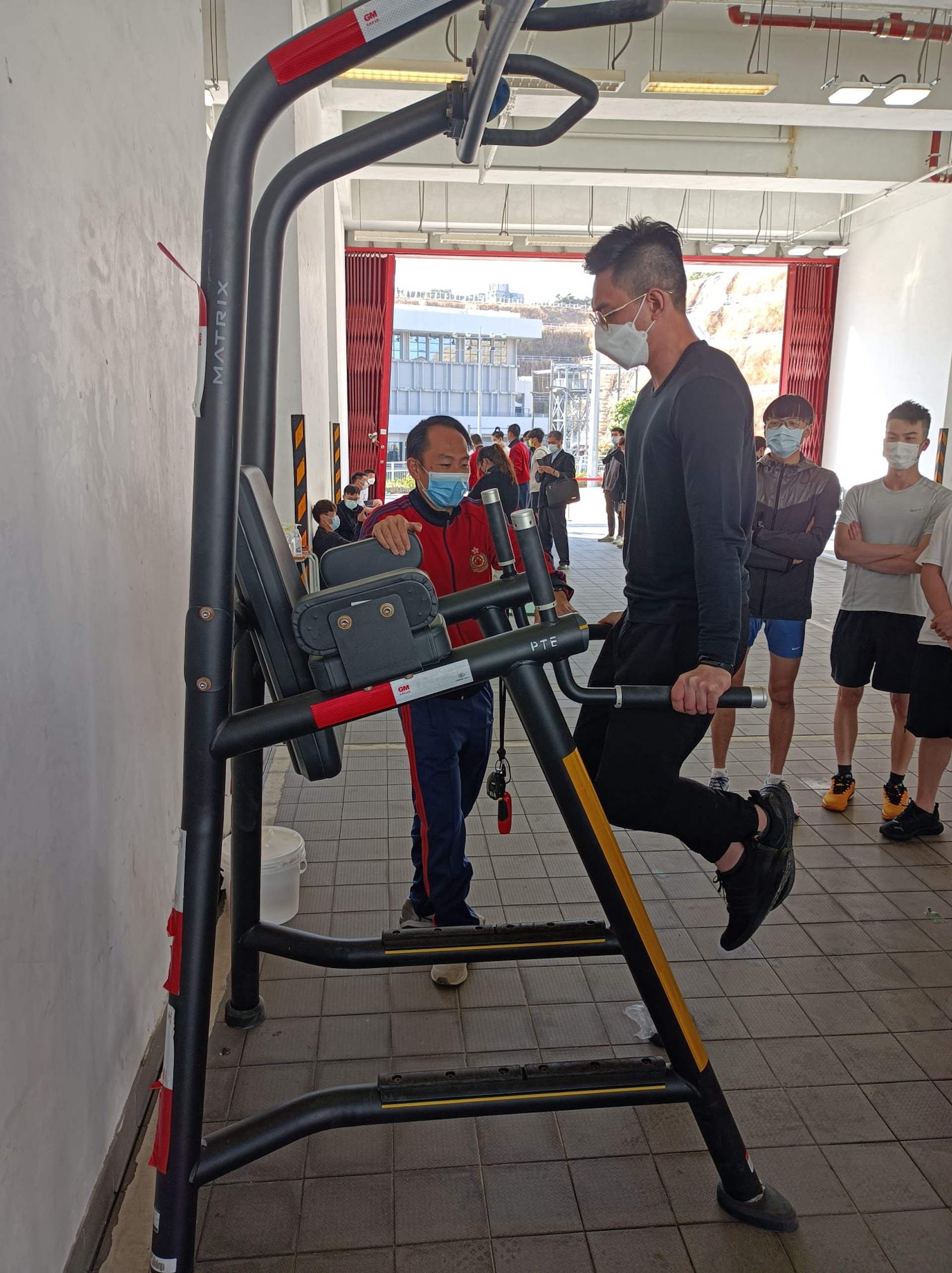 科專學生參與投考消防員/救護員體能測試備試工作坊。 科專學生參與投考消防員/救護員體能測試備試工作坊。