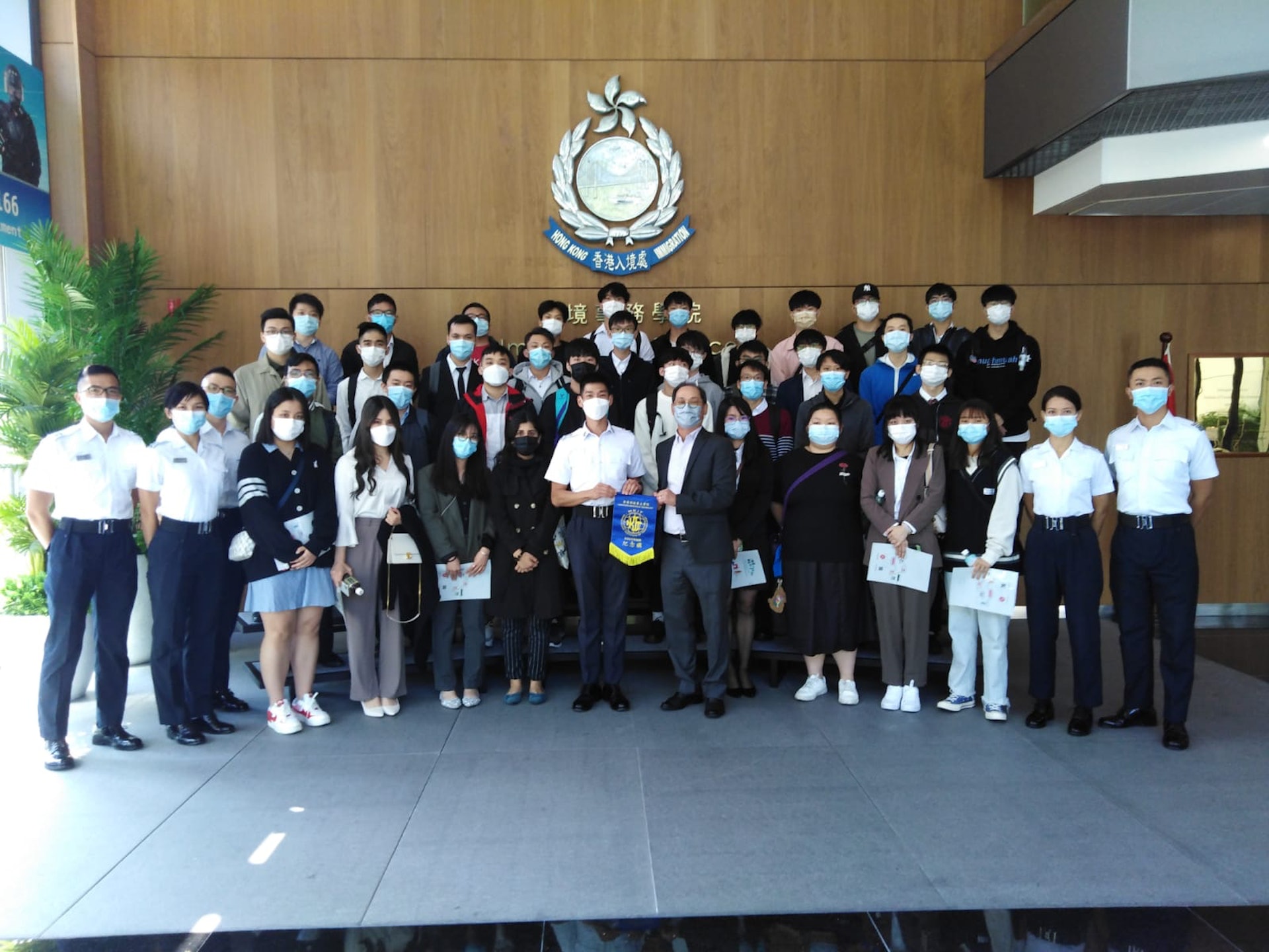 科專學生參觀入境事務學院。