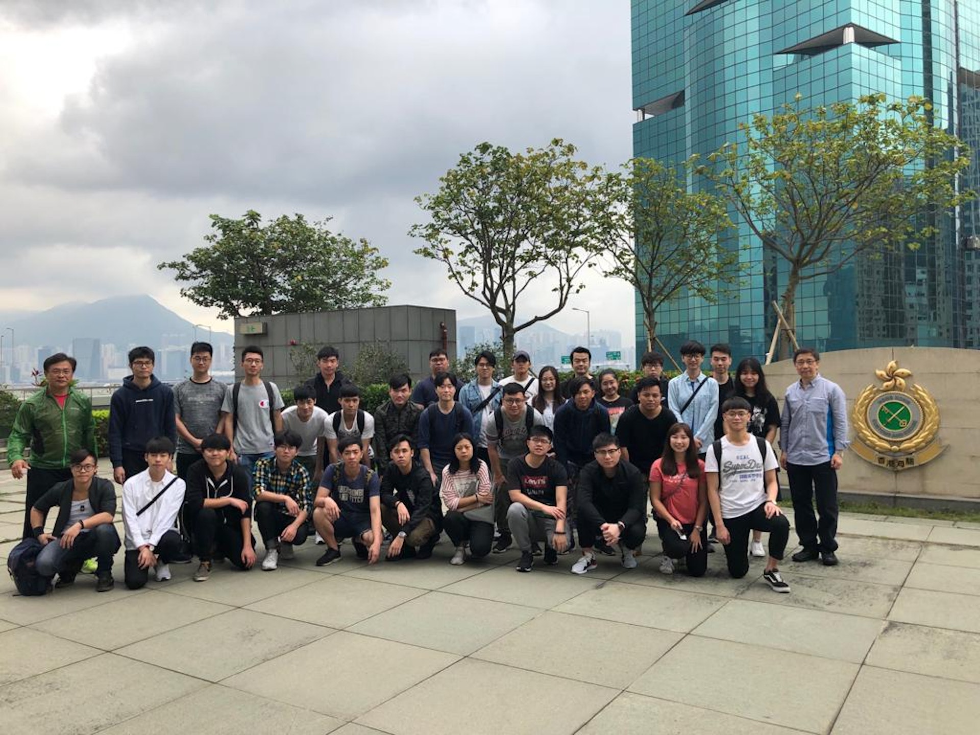 科專學生參觀海關總部。 科專學生參觀海關總部。