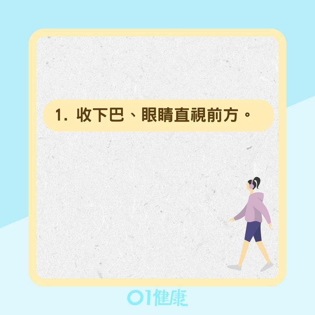 正確步態5關鍵（01製圖）
