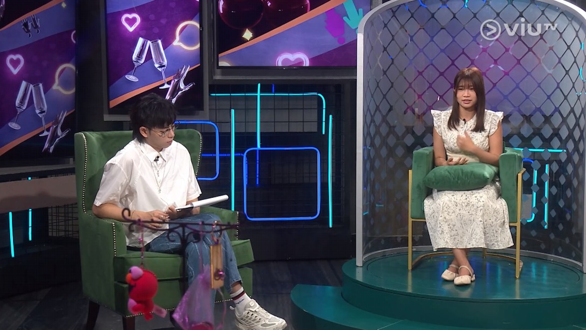 193問Alice會否擔心找不到下個男朋友。(電視截圖) 193問Alice會否擔心找不到下個男朋友。(電視截圖)