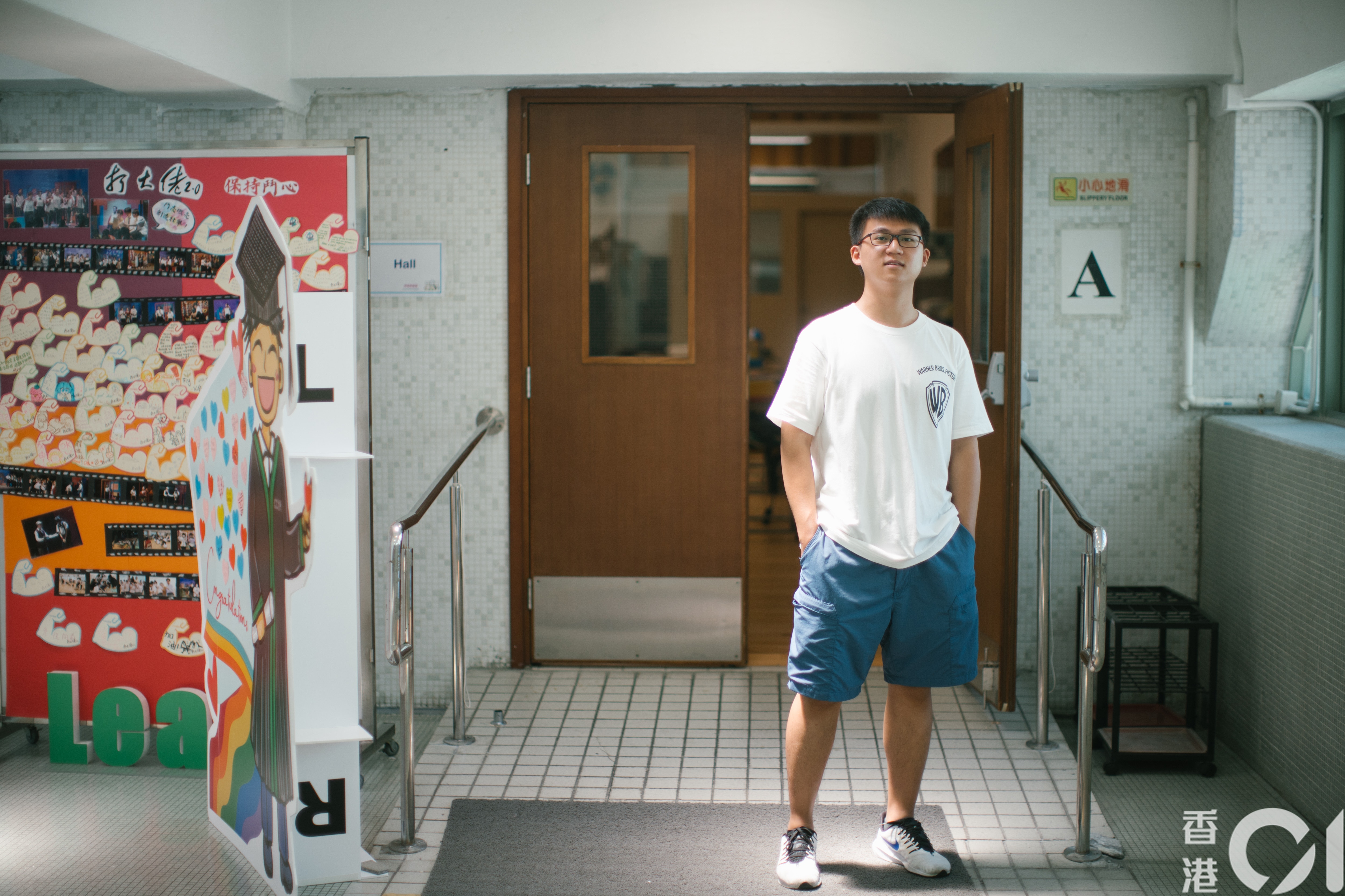 南區明愛莊月明中學應屆文憑試（DSE 2023）考生施嘉樺。（林靄怡攝）