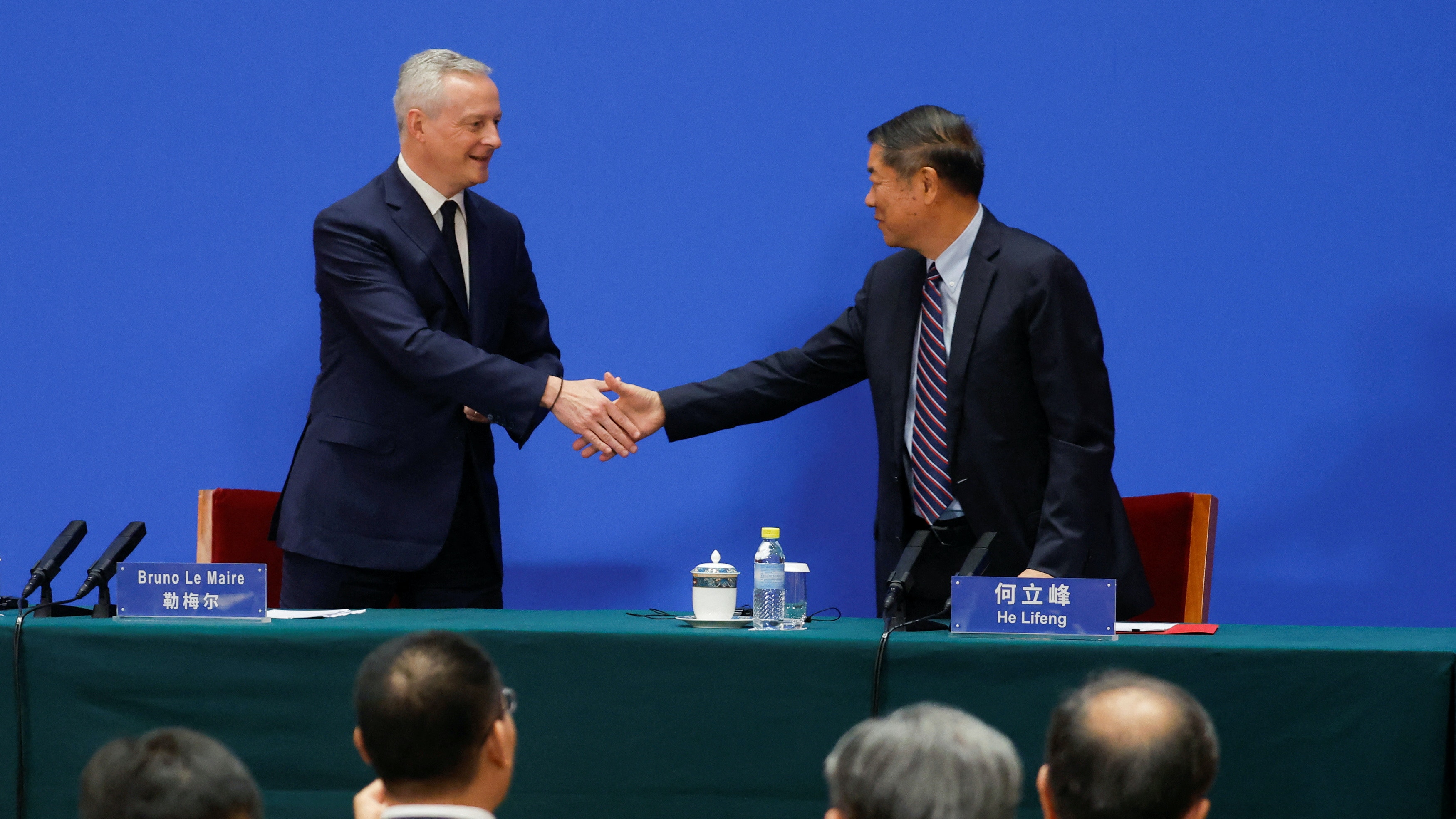中法高級別經濟財金對話 何立峰讚賞法國部份城市延長華為牌照