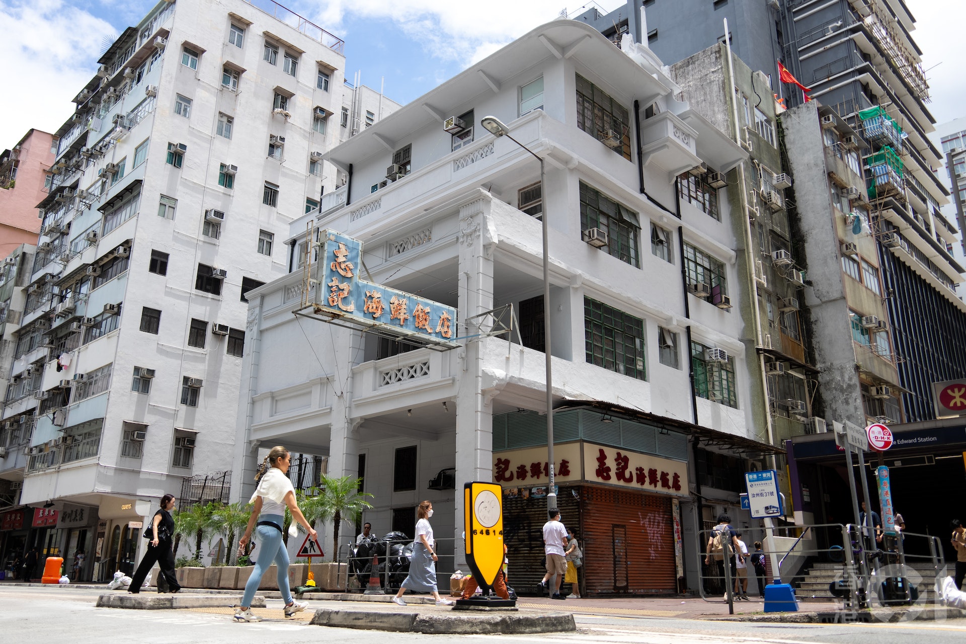 太子50年歷史老字號新志記海鮮飯店,在業主加租及食客流失下,擬本月底(31日)結業。(林靄怡攝) 太子50年歷史老字號新志記海鮮飯店,在業主加租及食客流失下,擬本月底(31日)結業。(林靄怡攝)