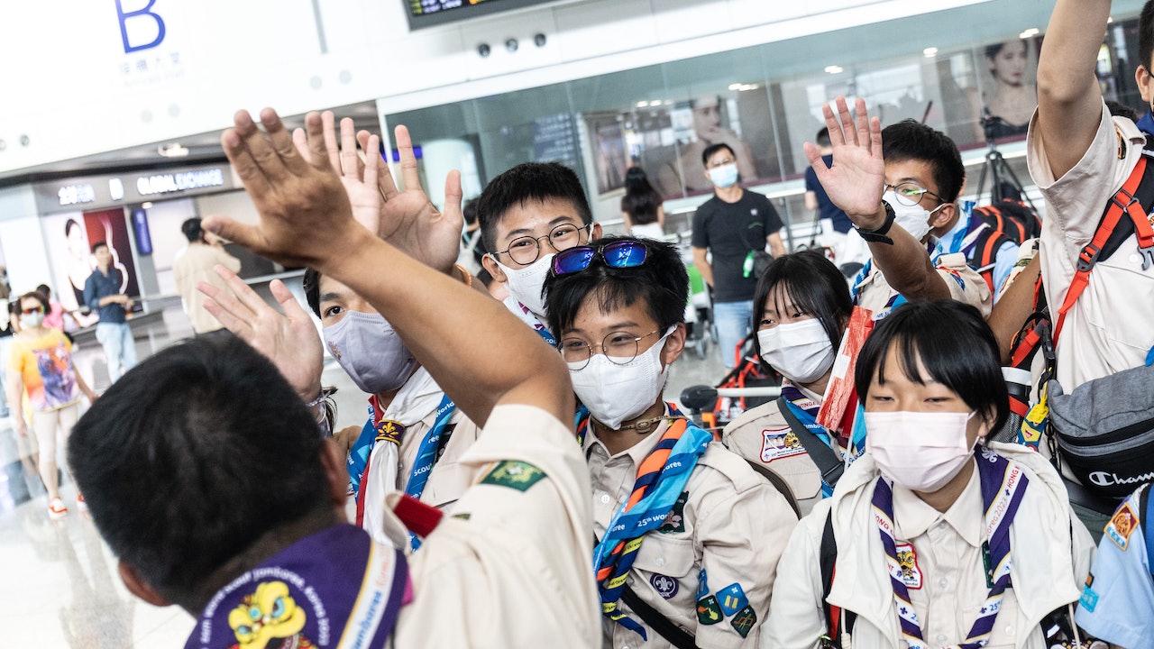 韓國童軍大露營|民青局歡迎童軍成員返港 會續與總會緊密溝通 韓國童軍大露營|民青局歡迎童軍成員返港 會續與總會緊密溝通