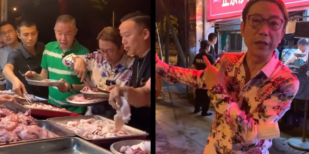 星級名廚張錦祥Ricky北上搵食 有人直接用手拿起豬雜好嘔心