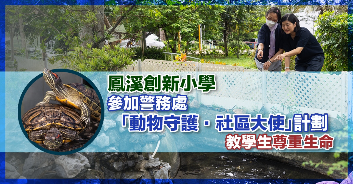 鳳溪創新小學參加「動物守護．社區大使」計劃　教學生尊重生命