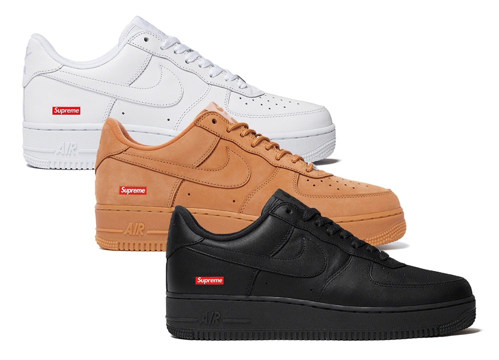 Supreme x Nike Air Force 1波鞋新色Baroque Brown確定發售