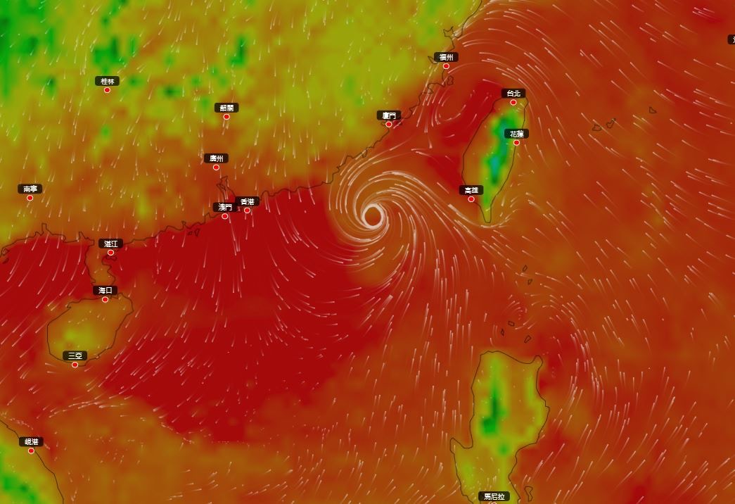 下星期又有熱帶氣旋逼近。（天文台「地球天氣」）