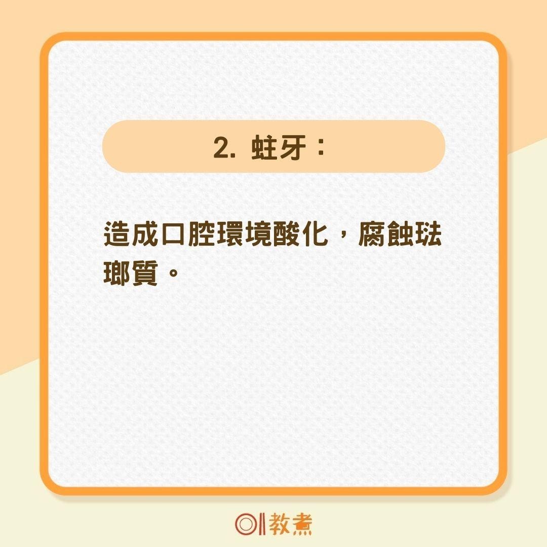 吃太多糖容易造成11種健康危機（01製圖）