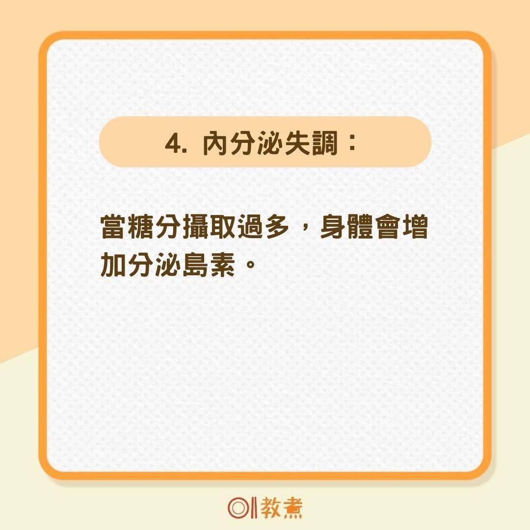 吃太多糖容易造成11種健康危機（01製圖）